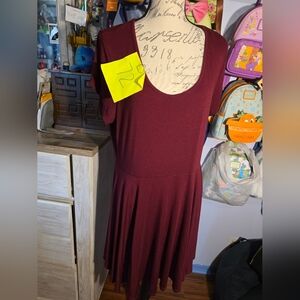 Her Universe Deep Red Mini Dress